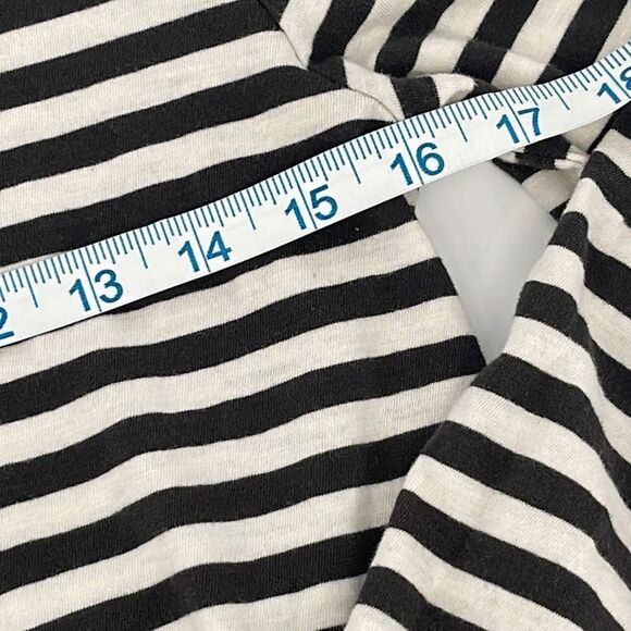 Z SUPPLY Mesa Striped Long Sleeve Shirt Size Small in Vintage Black - Picture 6 of 7